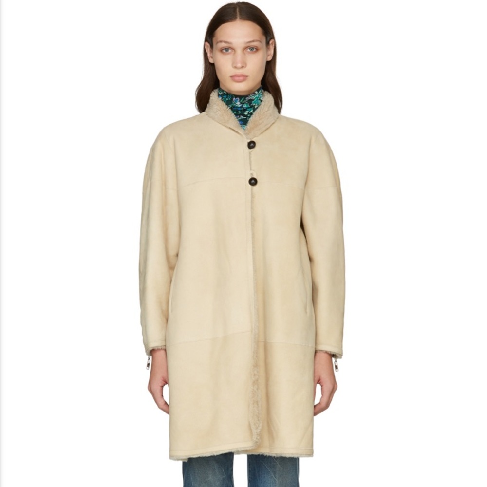 Isabel Marant Abazoe Shearling coat